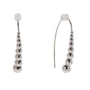 SEED & SAGE Silver Made In Mexico Sterling Silver Graduated Ball Fixed Earrings